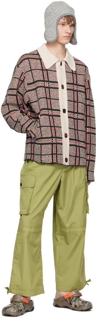 A PERSONAL NOTE 73 Black & Beige Checked Cardigan 4