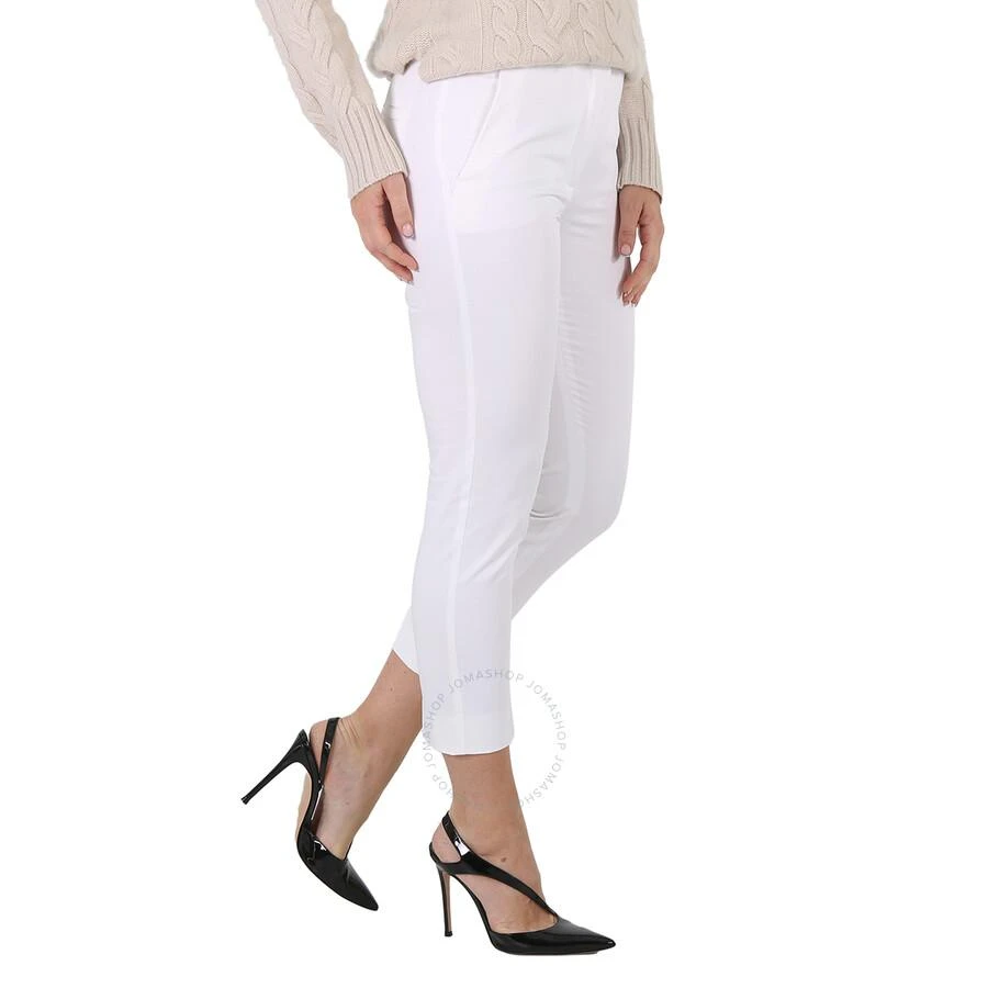 Max Mara Stretch Cotton Satin Cropped Trousers 2