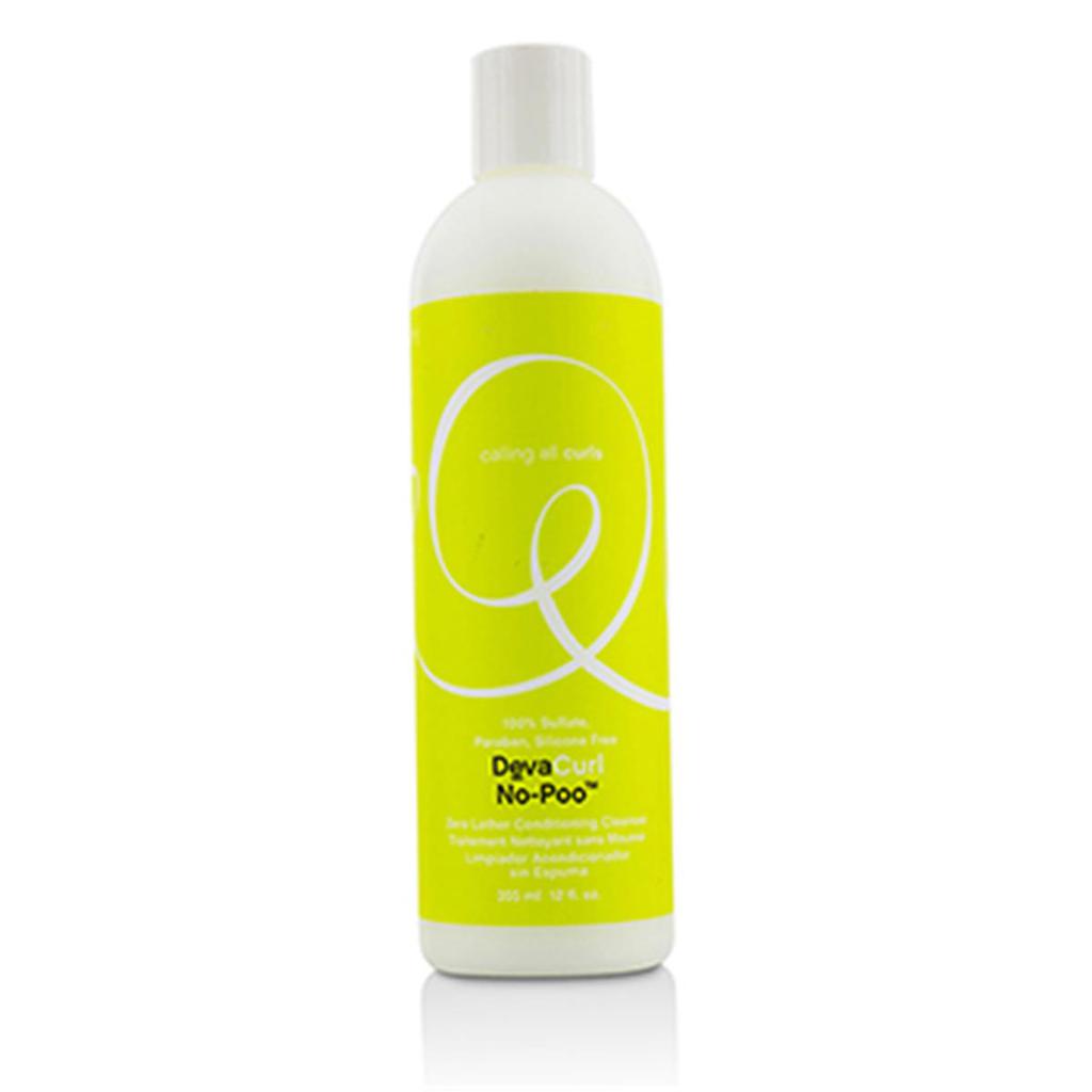 DevaCurl 207155 12 oz No-Poo Original Zero Lather Conditioning Cleanser for Curly Hair
