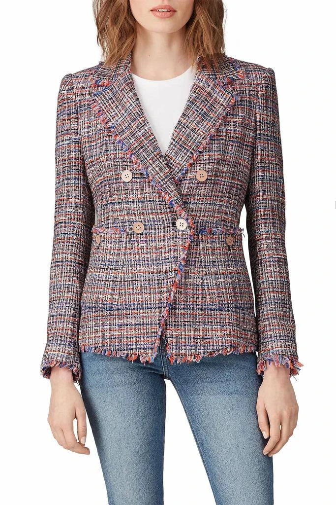 VERONICA BEARD Pre-Loved Theron Jacket With Buttons In Multi Color