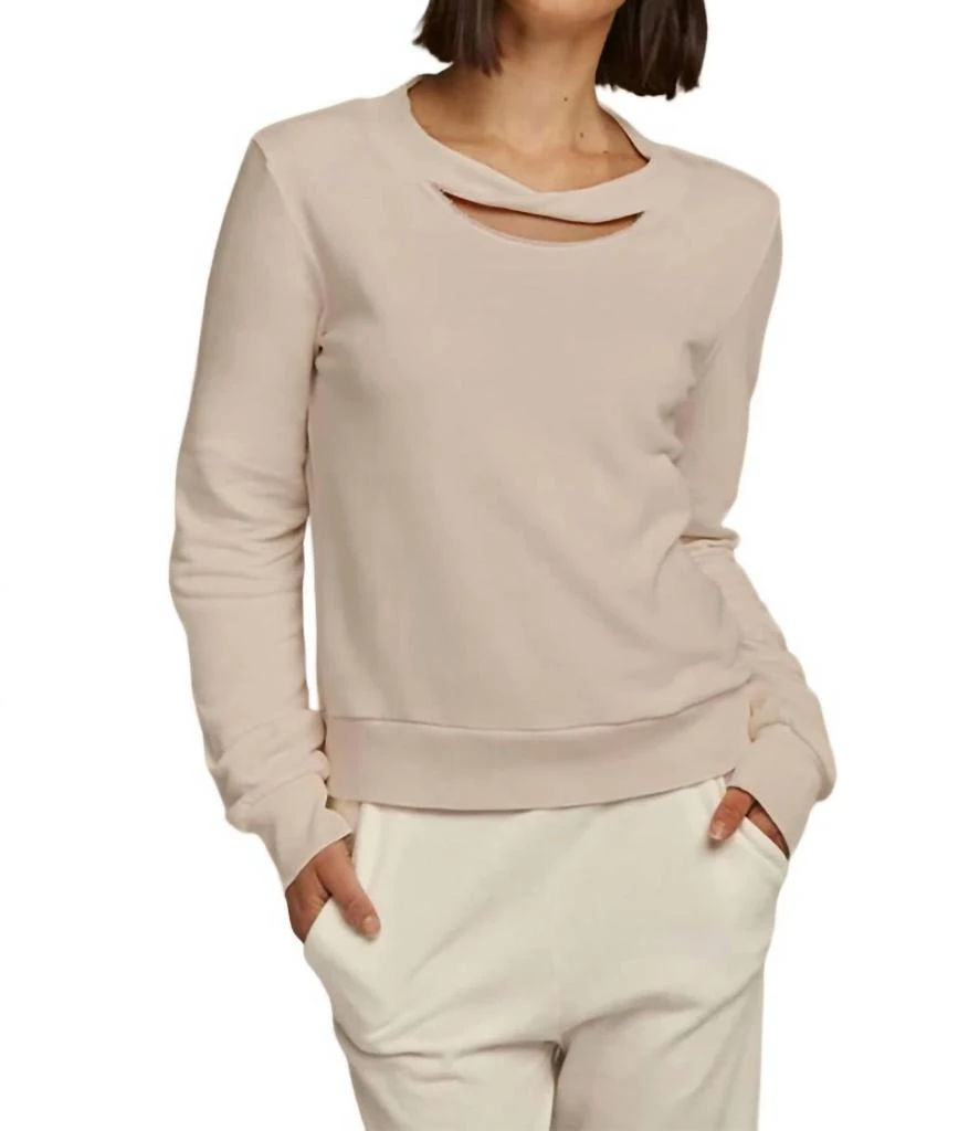 Lanston Lanston - TWIST NECK PULLOVER 1