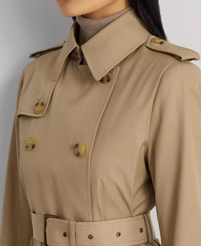Ralph Lauren Women's Double-Breasted Short Trench Coat 3