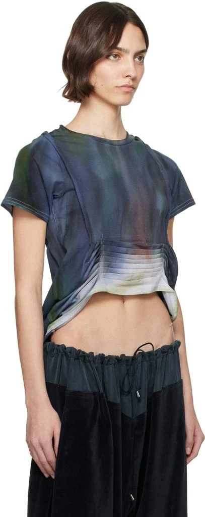 Collina Strada Navy & Green Hazel T-shirt 2