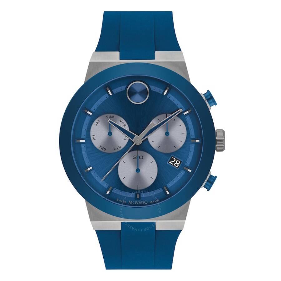 Movado BOLD Fusion Chronograph Quartz Blue Dial Men's Watch 3601197