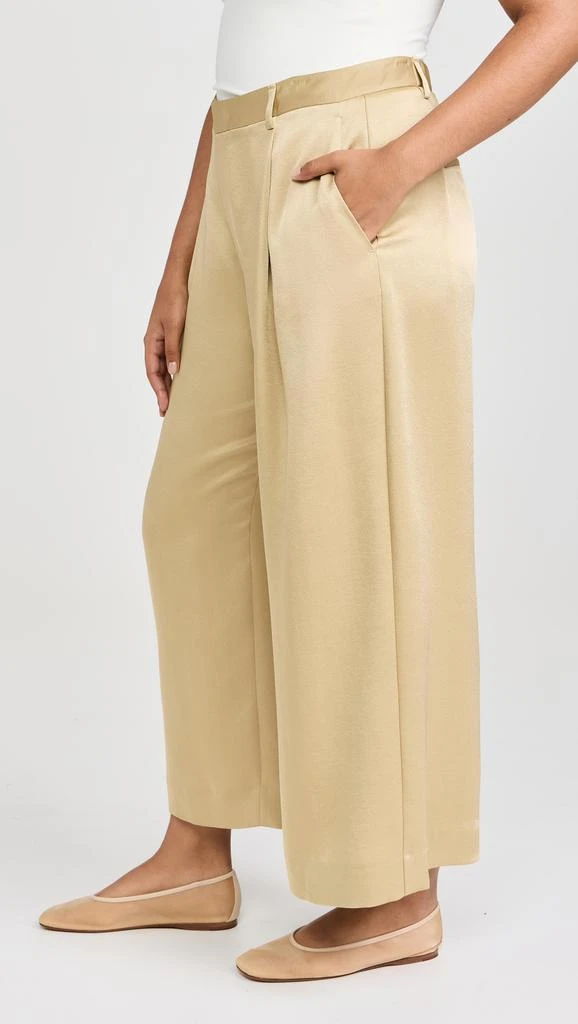 Vince Mid Rise Satin Culottes 9