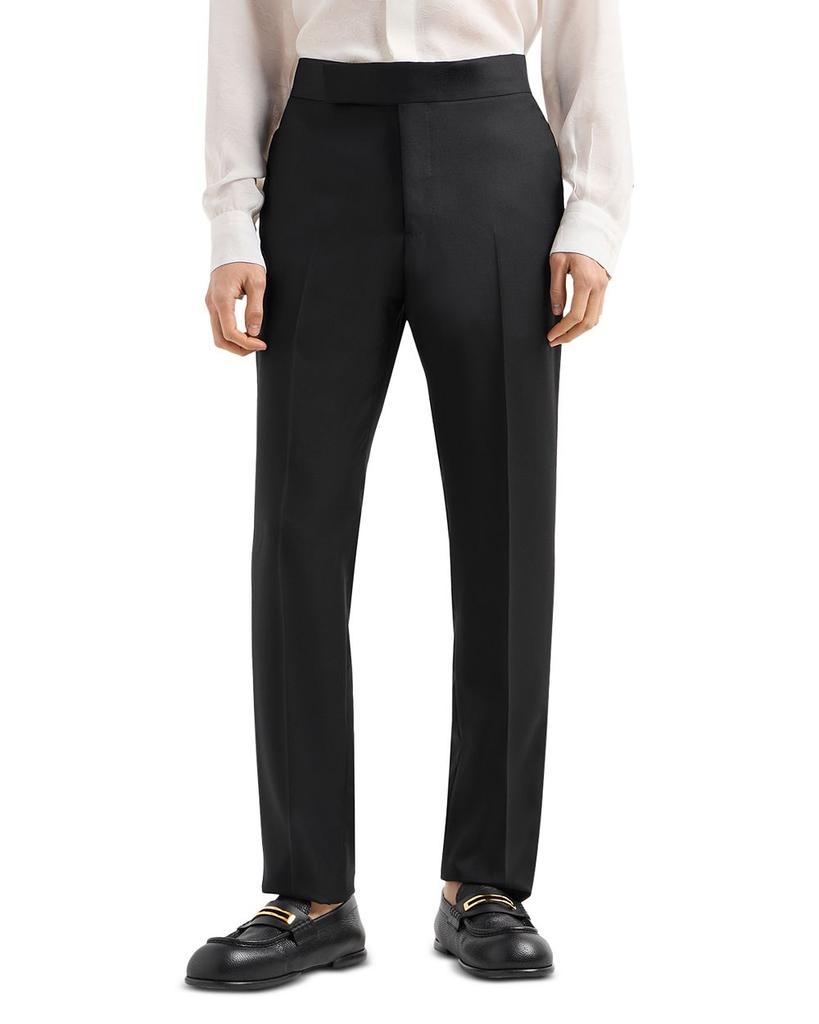 スーツ Emporio Armani basic trousers Emporio Armani Essential G Line Straight Leg Tuxedo Trousers
