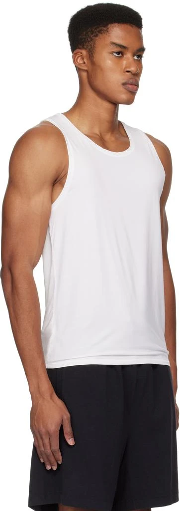 SKIMS Three-Pack White SKIMS Stretch Tank Tops 2