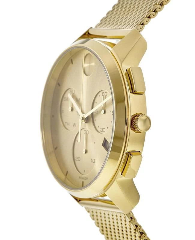 Movado Movado Bold Thin Chronograph Gold Dial Men's Watch 3600634 4