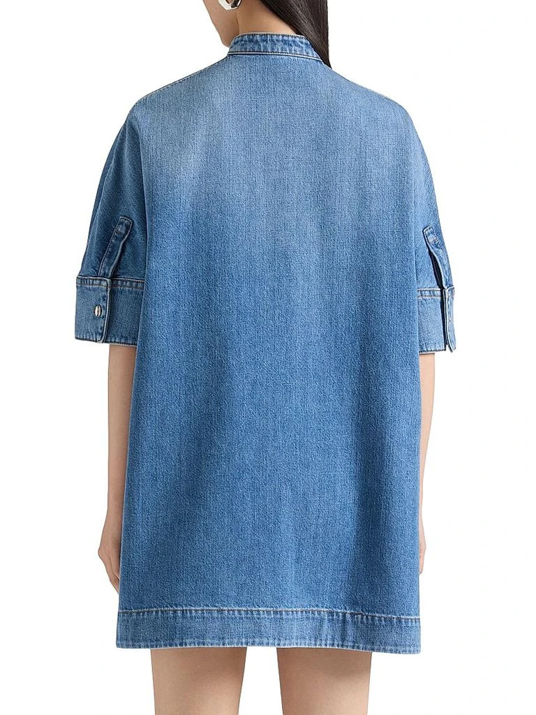 Givenchy Shirt Dress in Washed Denim 5