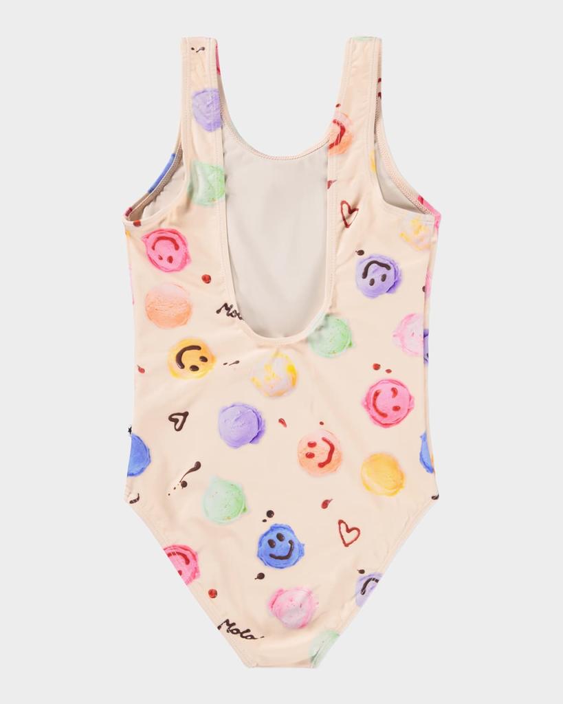 MOLO Girl's Nika One-Piece Swimsuit, Size 3-10