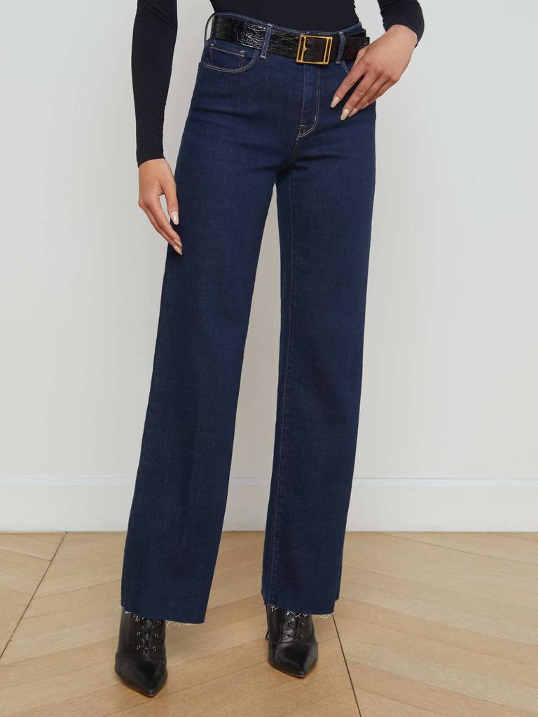 L'Agence L'Agence - Scottie High Rise Wide Leg Jean