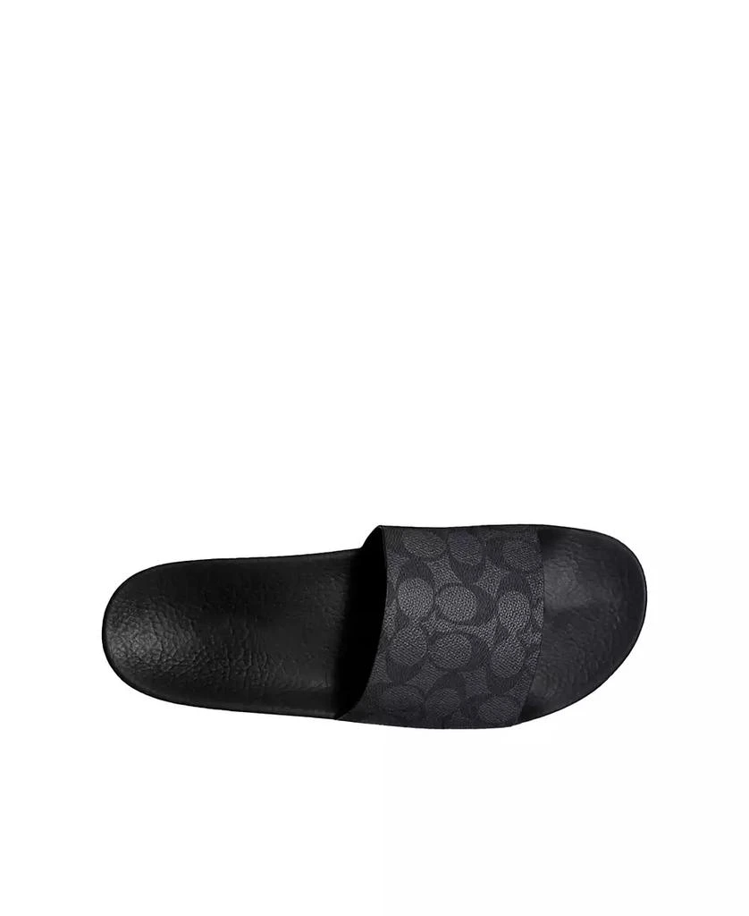 Coach Men's Signature Coated Canvas Pool Slide 3