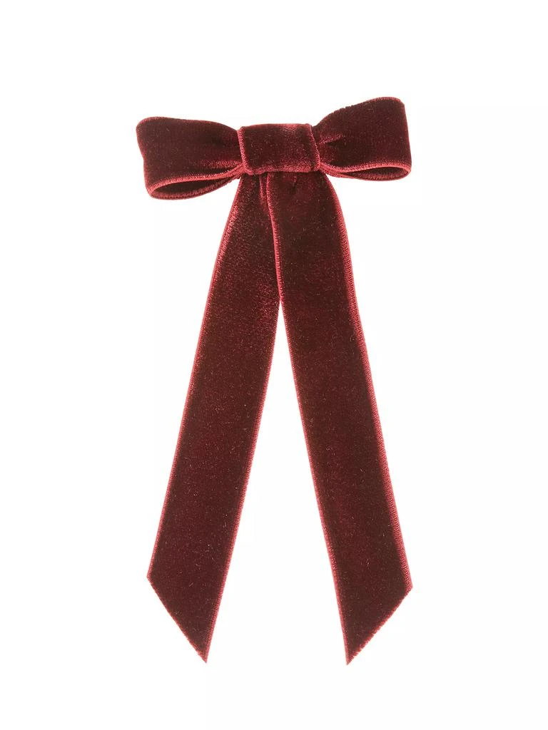Jennifer Behr Core Velvet Bow Barrette 1