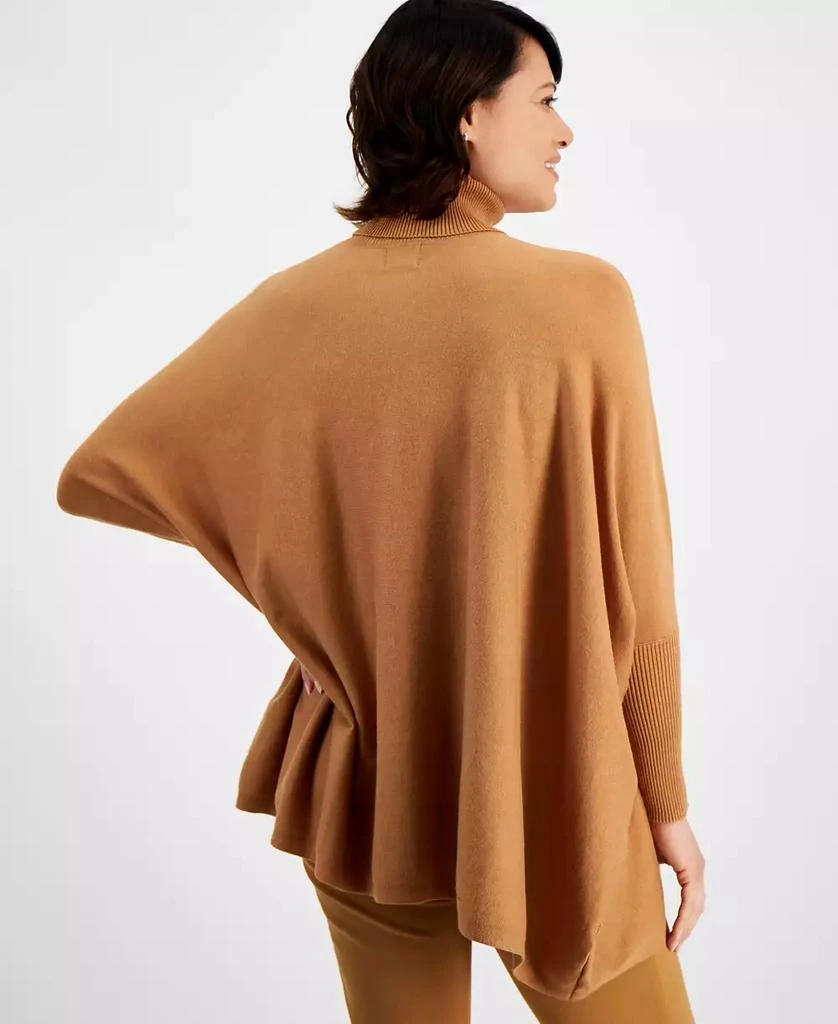 JM Collection Women's Poncho Turtleneck Sweater, Regular & Petite, Created for Macy's 2