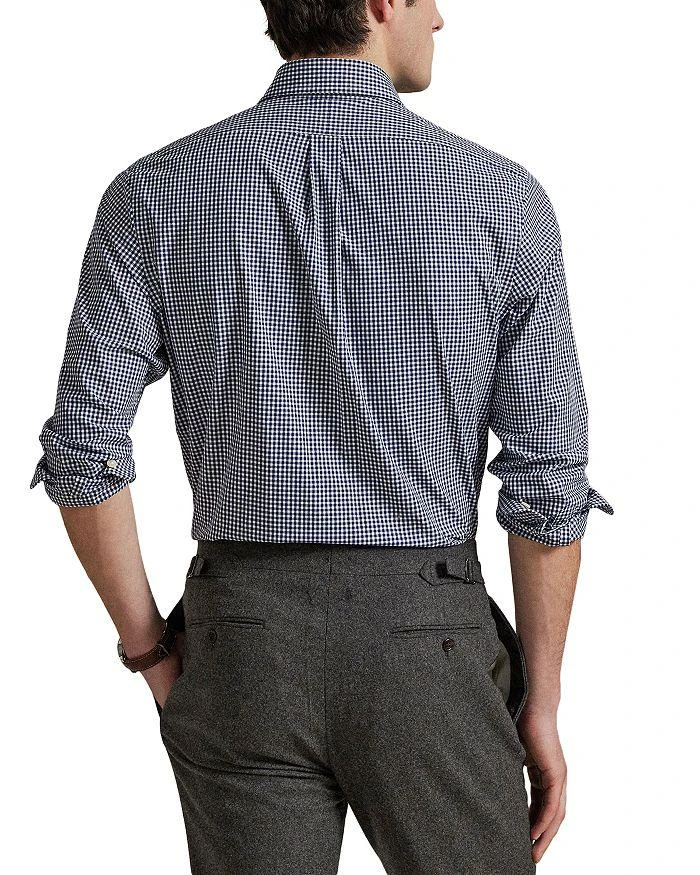 Ralph Lauren Cotton Stretch Poplin Gingham Check Classic Fit Button Down Shirt 3