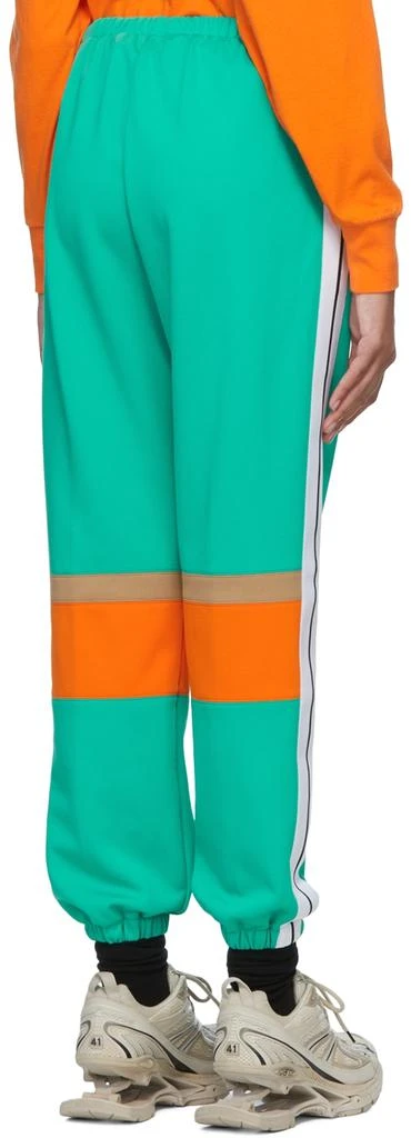 Palm Angels Green & Orange Track Lounge Pants 3