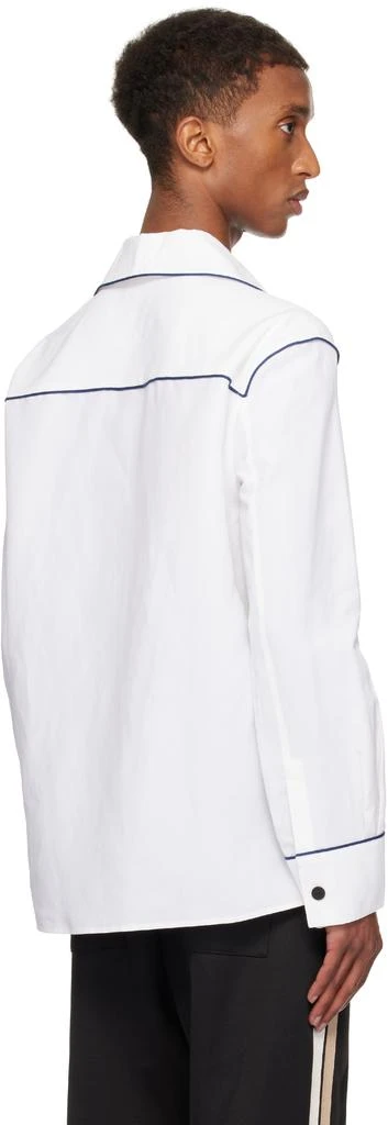 Salvatore Ferragamo White Pajama Shirt 3