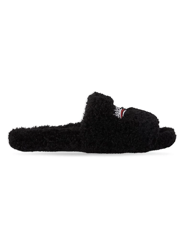 Balenciaga Furry Slide Sandals 1