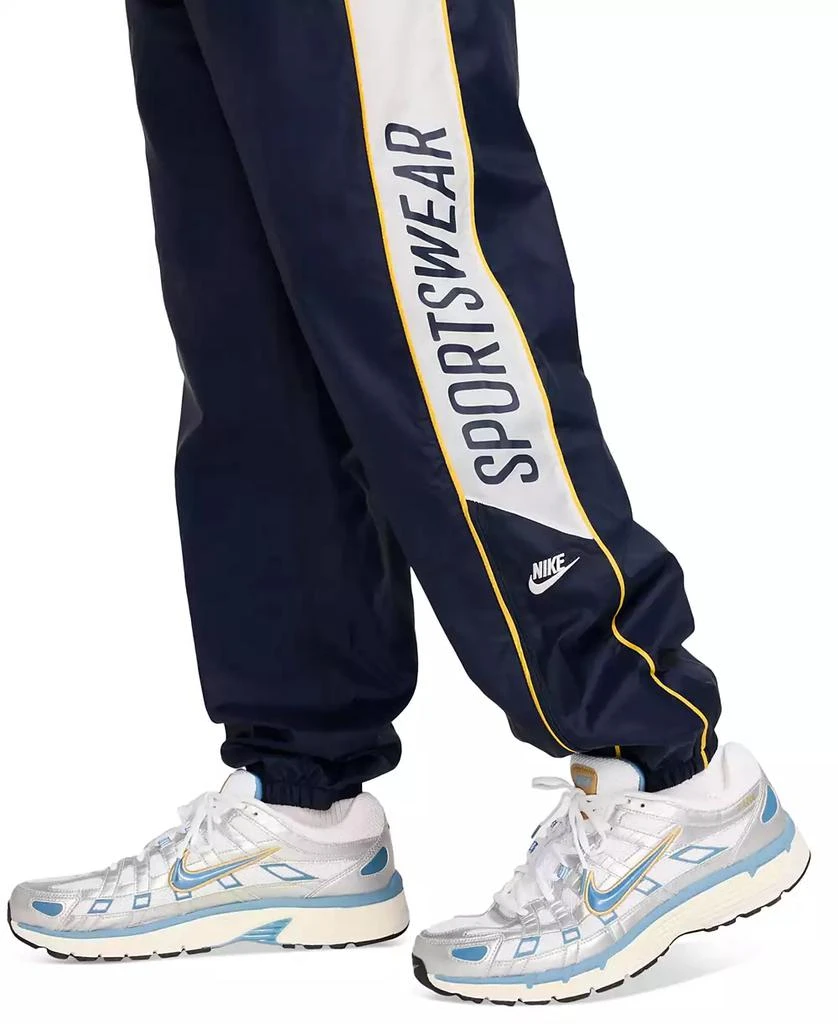 NIKE Club Men's Drawstring Woven Side Stripe Jogger Pants 5