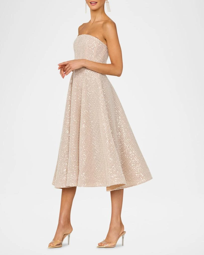 HELSI Vivi Strapless Beaded Midi Dress 4