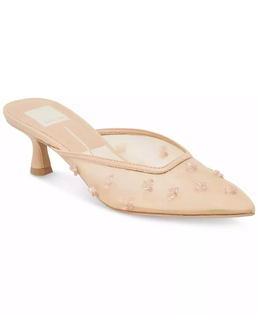 Dolce Vita Women's Clara Mesh Wide-Width Pointed-Toe Mule Pumps 1