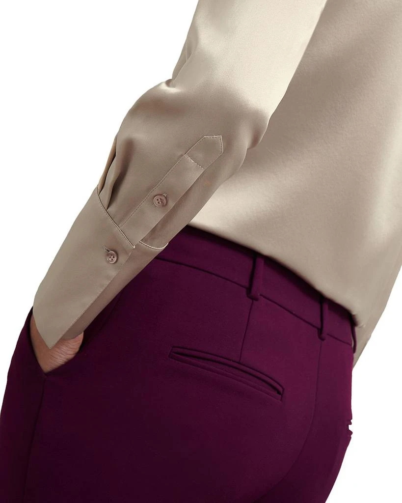 HOBBS LONDON Jaya Silk Pleated Blouse 4