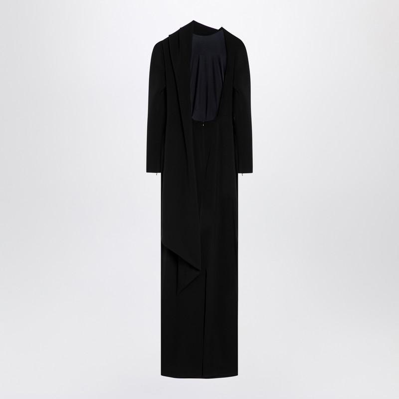 Balenciaga Balenciaga Stretch Crêpe Cape Dress
