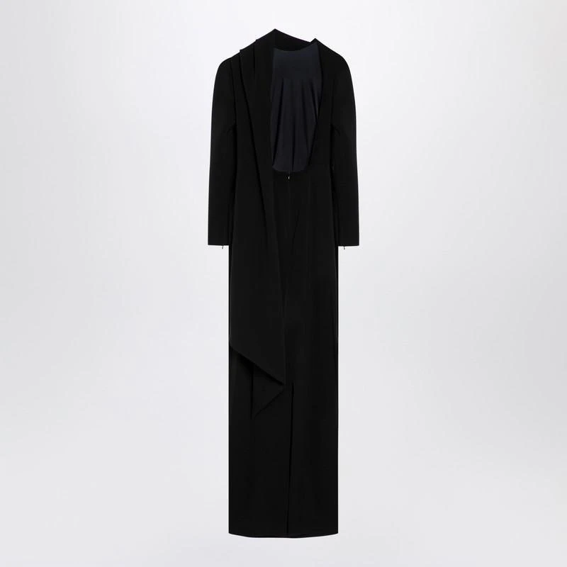 Balenciaga Balenciaga Stretch Crêpe Cape Dress 2