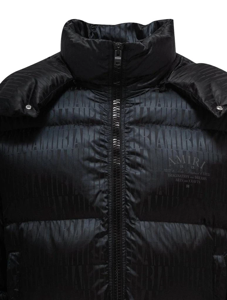 AMIRI Amiri All-Over Logo Printed Padded Down Jacket 3