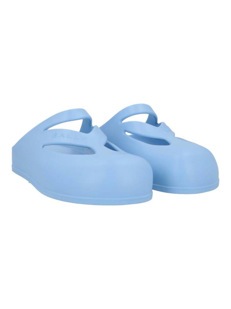 【関税&送料込】Bally Ivory Leather Eloise Slippers Bally Ivory Leather Eloise Slippers | italist