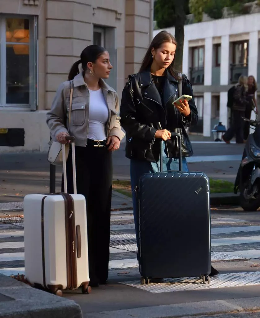 ELLE Louvre 2-Piece Expandable Retro Spinner Luggage Set 6