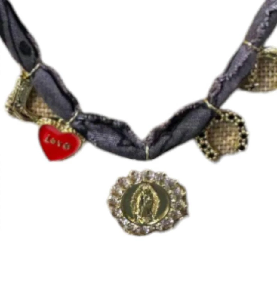 Mandriana Bandanas Mandriana Bandanas - Women
s Mixed 5 Charms Bandana Necklace 2