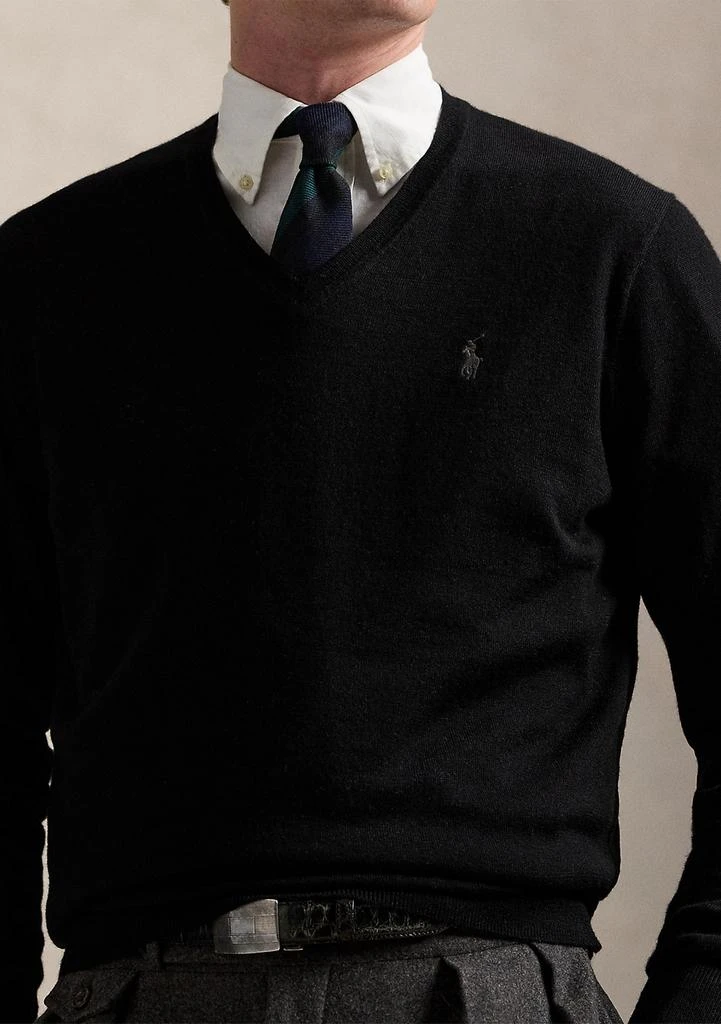 Ralph Lauren Washable Wool V-Neck Sweater 3