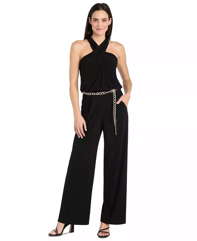 R & M Richards Women's Halter Jumpsuit 1
