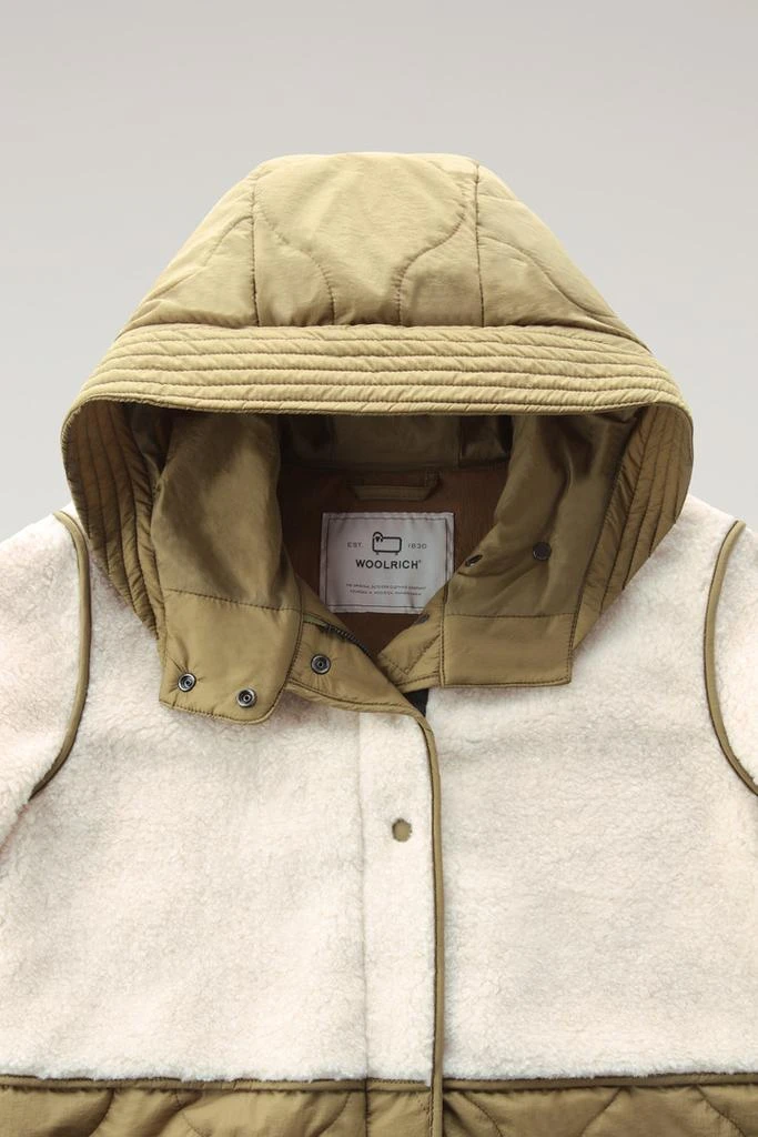 WOOLRICH Alba Parka in Crinkle Nylon and Sherpa 2