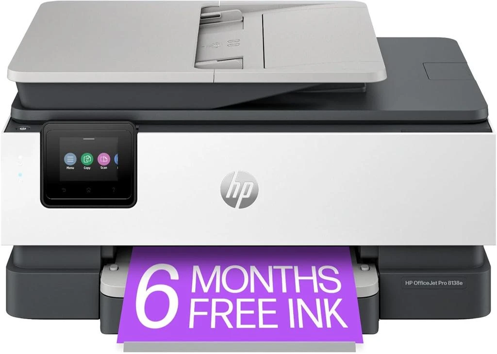 HP OfficeJet Pro 8138e Wireless All-in-One Color Inkjet Printer Scan Copy Fax 1