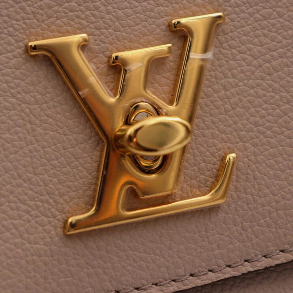 Louis Vuitton Louis Vuitton Gray Leather Lockme Ever MM Top Handle Bag 6