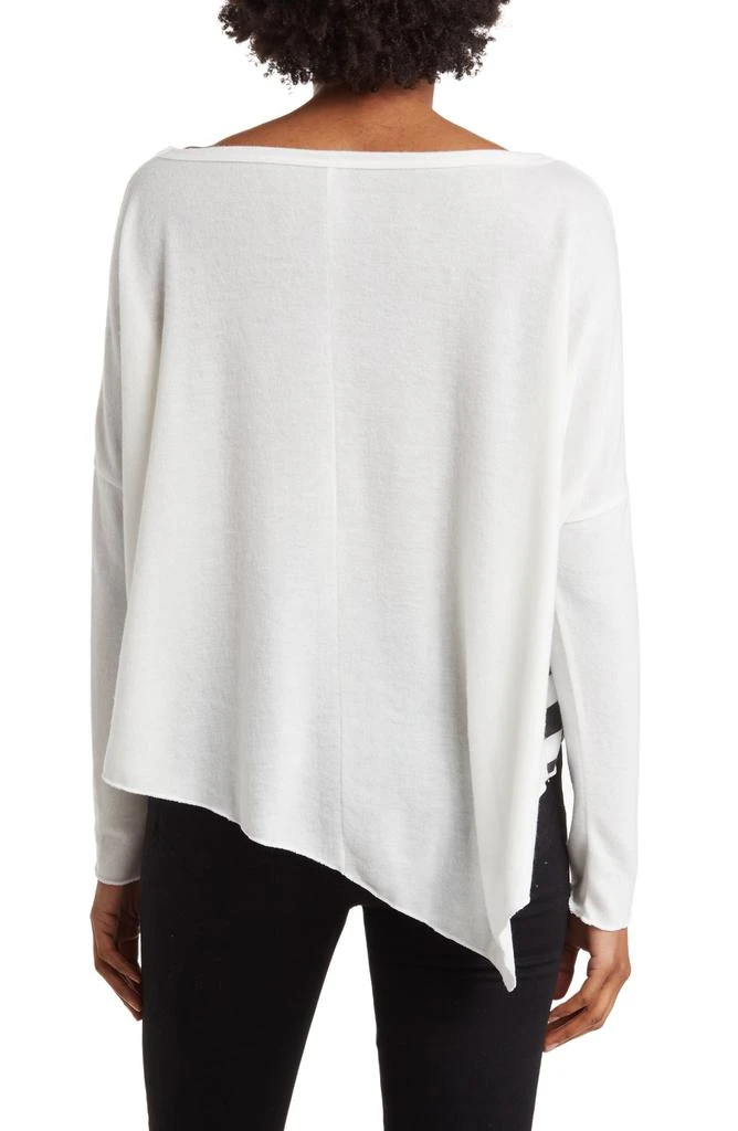 GO COUTURE Dolman Sleeve Asymmetric Hem Top 2