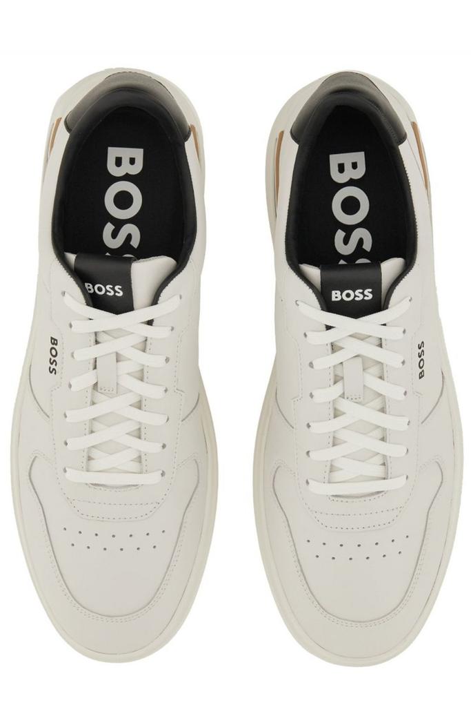 Shop Boss Hugo Boss Signature-Stripe Details Trainers on