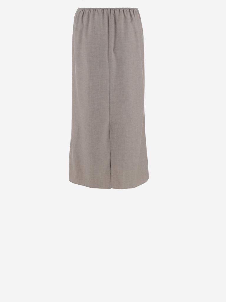 Carven Stretch Wool Blend Skirt
