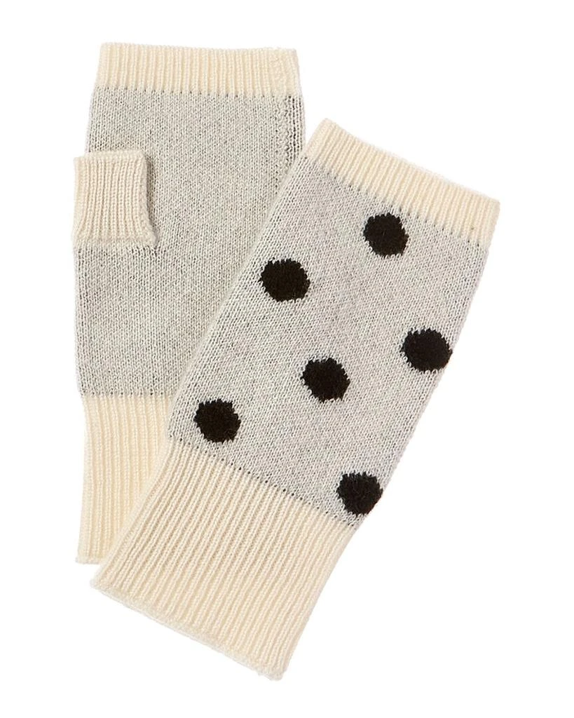 Phenix Dot Jacquard Cashmere Handwarmers 1