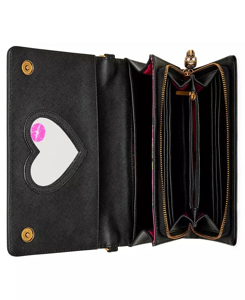 Betsey Johnson Skull Boss Wallet On A Chain 2