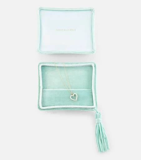 Sophie Bille Brahe Pearl Heart 14kt gold pendant necklace with pearls 7