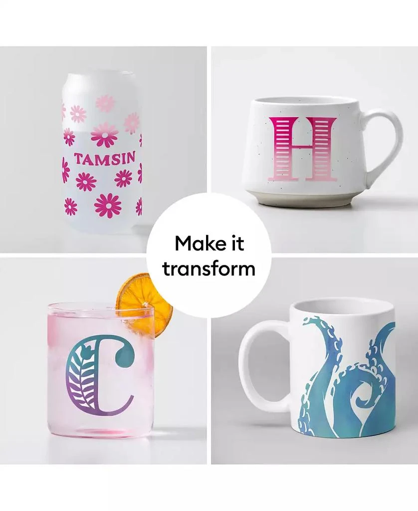 cricut Temperature Activated Color Changing Permanent Vinyl Sampler – 12 in x 12 in Sheets (5 Count) 5