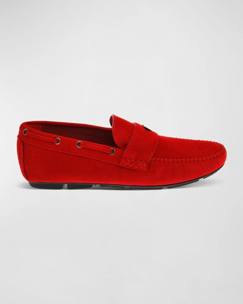 John Galliano Paris Men's Suede Drivers 1