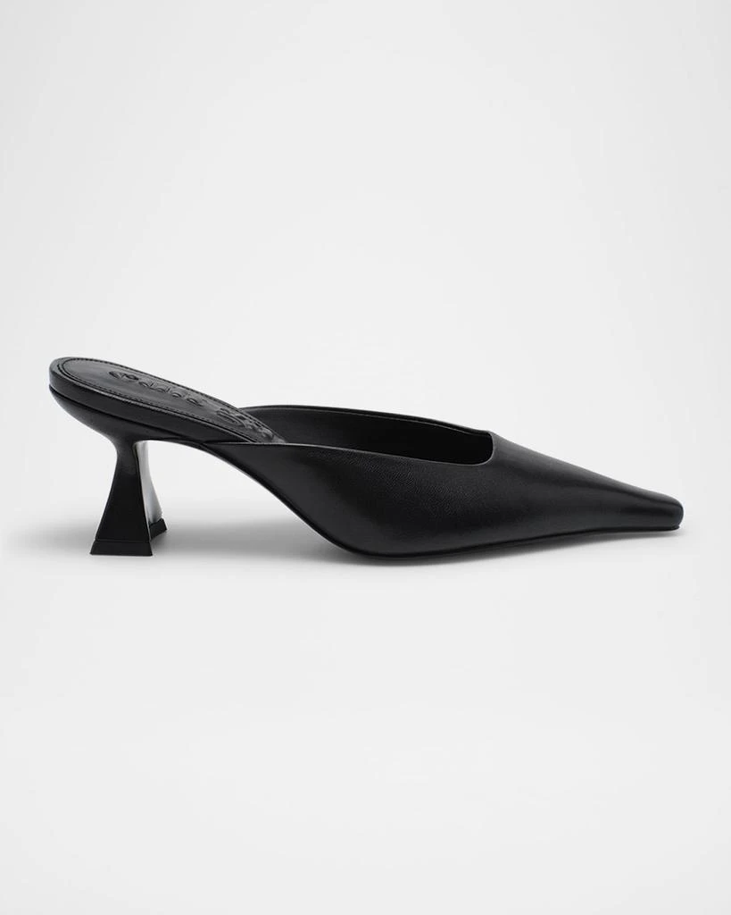 Cult Gaia Aster Leather Mules 1