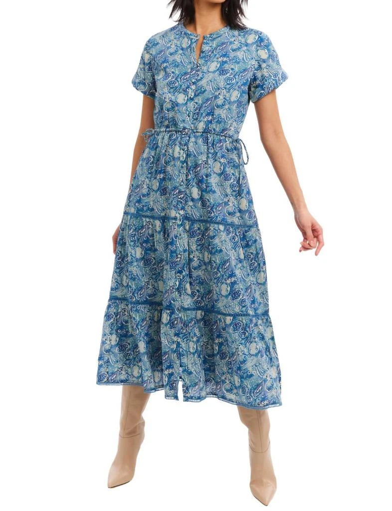 Allison New York Campbell Dress In Blue Sea 2