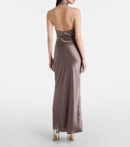 The Sei Silk charmeuse maxi skirt 3
