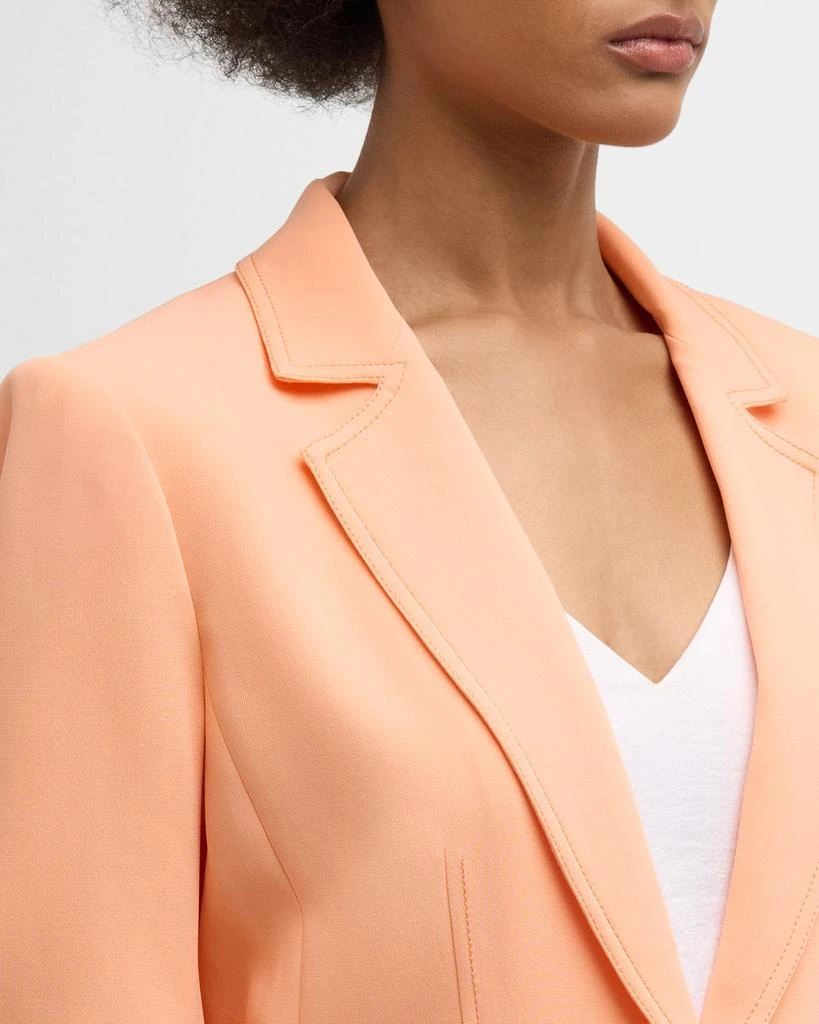 Cinq a Sept Khloe Crepe 3/4-Sleeve Blazer 5