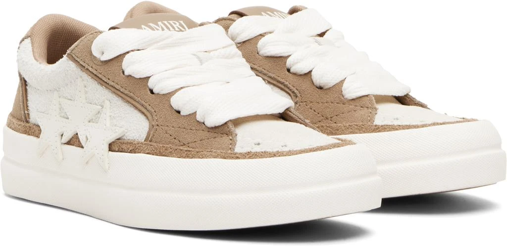 AMIRI Beige Sunset Skate Sneakers 4